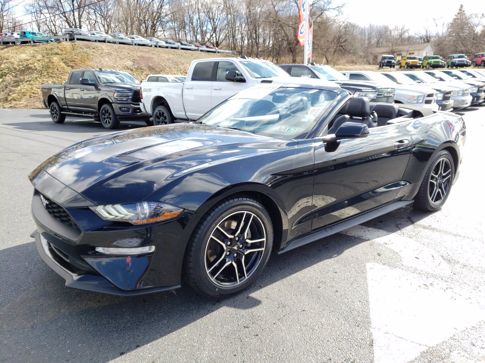 Pre-owned 2019 Ford Mustang Ecoboost Premium Rwd Convertible